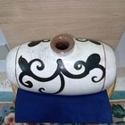 Korean Joseon Iron-painted Arabesque Powder Seicha Ware Long Neck Ceramics