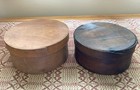New England Primitive Antique Pantry Boxes  Stack Of Two Graduated Sizes