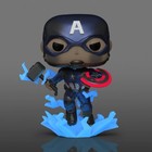 Marvel Avengers Endgame Captain America Glow In Dark Pop Vinyl Figure 375 Inch