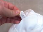 Vintage 80 s Era Us Navy Enlisted White Dixie Cup Cap Hat Usn Sailor Size 7-1 2