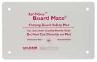 San Jamar Cbm1622 Cutting Board Mat 16x22 In white 6azz1