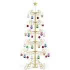 Wrought Iron Christmas Tree Metal Ornament Display Stand Holder Hanger
