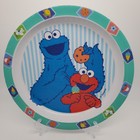 Sesame Street Plates Elmo   Cookie Monster The First Years 2002 Vintage Lot Of 2