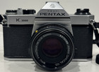 Asahi Pentax K1000 35mm Slr Film Camera W  Smc Pentax -m 50mm F 2 0 Lens