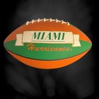 Vintage Hutch Miami Hurricanes College Classic Football - Rare - 9    Size -
