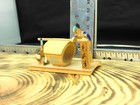 Vintage Japanese Wood Figurine Japan Souvenir Old Figure Decoration Bamboo