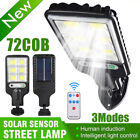 1200w Solar Flood Light Motion Sensor Security Wall Street Outdoor Garden Lamp