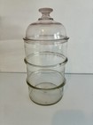 Antique Blown Glass Ring Jar Apothecary Candy Pittsburgh  2