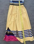 Native American Traditional Style Ribbon Skirt Reversible Size Child Large