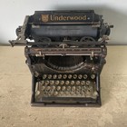Vintage Underwood Typewriter  Classic Early 1900s Model With All Keys Intact 