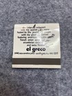 El Greco Southgate Ky Vintage 2440 Alexandria Pike Matchbook