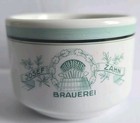 Vtg Josef Zahn Brauerei Beer Cup Mug Brewery Germany Ceramic Bauscher Weiden 