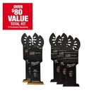 Milwaukee Multi-tool Blade Set Universal Fit 15x Long Life  5 Piece  49-25-1135