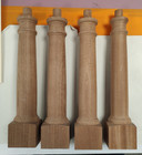 Sapele Mahogany Turned Spindles 13  Long Oa Sold As Each