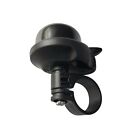 Flick Bell Ringer Bike Bicycle Safety Chrome Aluminum Frame Handlebar Black