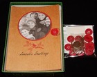 New Greeting Cards  Lot Of 16 Christmas Personal Photo Cards  W buttons  Craft