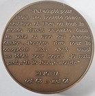Nelson Mandela  1918-2013  - South African Leader - Old Medal French 