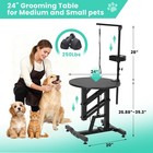 24  Hydraulic Lift Dog Grooming Table Pet Grooming Table For Home   Salon Use