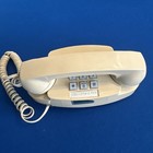 Vintage Western Electric Princess Phone Push Button Beige  Cream ivory