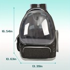 Breathable Cat Backpack Carrier Bubble Space Travel Shoulder Bag For Small Dogs