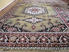 9 X 12vintage Design Quality Indo Cacuasian Serapi Heriz Rug Antique Look Ushak 