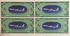 Vintage American Airlines Executive Bucks  1 000 000 4 Different Bill Set 1990 s