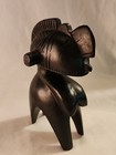Vintage Small Carved Wood African Baga Nimba Shoulder Mask Figurine Guinea