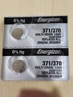 2 X Fresh Carded Energizer 371 370 Silver Oxide Watch Battery  Sr920sw