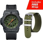 Luminox Navy Seal Men s Quartz Watch Black Green 45 Mm Date Xs 3517 nq set Nib
