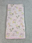 Precious Moments Handmade Baby Crib Quilt Blanket Thin Fabric Pink Throw Soft