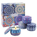 Scented Candles Gift Set For Home - 4 Pack Large 4 4 Oz Soy Large  Multicolor 