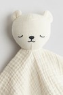 H m Home Muslin Ivory Bear Lovey Security Blanket Baby Comfort Toy Soother