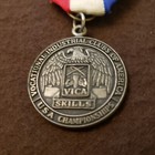 Vintage Vocational Industrial Clubs Of America Usa Championship Medal Pin Vica