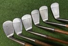 Antique Hickory Wood Shaft Set Of 6 Tom Stewart Irons