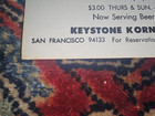 John Handy - Keystone Korner Handbill 1976  8 5x5 5 