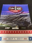 2017 Coke Zero 400 Nascar Ticket Stub In-person Signed Ricky Stenhouse Jr Winner
