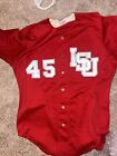 Wilson Rare Old Illinois State Redbirds Game Worn Ncaa Baseball Jersey Sz 46  45