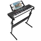 61-key Digital Music Piano Keyboard Electronic Musical Instrument W stand   Mic