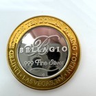 999 Fine Silver Aaa Bellagio Las Vegas  10 Limited Ed Gaming Token  wmp016157 