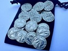 Viking Silver Coins 10 X Vikings At York   10 X Norse Penny In Gift Bag