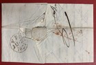 France  1821 Stampless Cover folded Letter  Sent From Bayonne To London