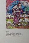 Vintage 1986 Bully Hill Vineyards Ny Framed Wine Le Goat Poster