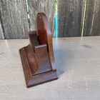 Chelsea Boston Clock Co  Original Walnut Ships Clock Holding Stand 