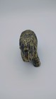 Vintage Ceramic Elephant Gold And Gray 5 x3 5 x2 