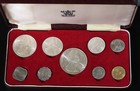 1966 Bahamas Coin Set By The Royal Mint Including 4 Silver   asw  2 9oz  Unc