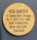 Vintage Wooden Nickel -    n y Worlds Fair    - Scarce Type