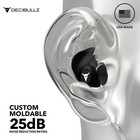 Decibullz 25-decibel Noise-reduction Earplugs For Hearing Protection  Custom-   