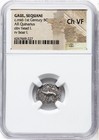 Ngc Ch Vf Celtic Gaul Sequani France 50 Bc  Julius Caesar Silver Quinarius Coin