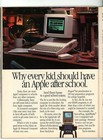 Apple Computer Ad Vintage Print Iic 1985 2 Page Why Every Kid Should Have School