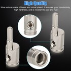 4pcs Power Wire Reducer Offset Angled 4 Gauge To 8 Gauge Amp Input Reducers Kit